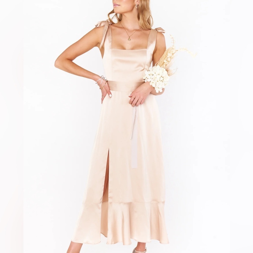 Show Me Your MuMu Blush Maxi Dress